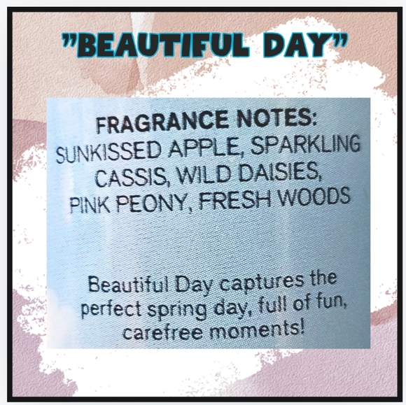 🔥2-ITEMS NEW/BBW "BEAUTIFUL DAY" FRAGRANCE MIST & 24hr MOISTURE BODY LOTION - Picture 2 of 2